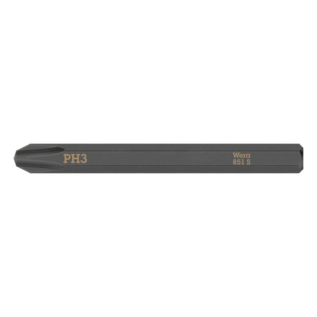 Wera Philips bit for Impact screwdriver PH3 T-Handles Wera