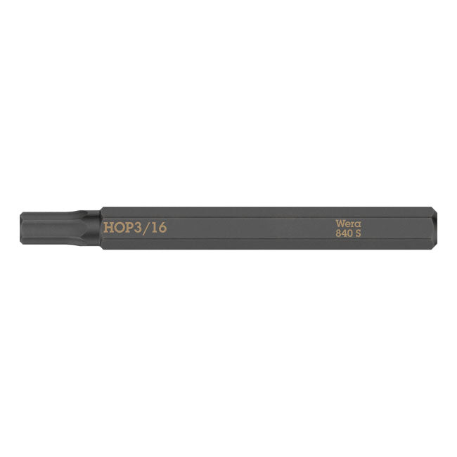 Wera Hex-plus bit for Impact screwdriver 3/16" T-Handles Wera
