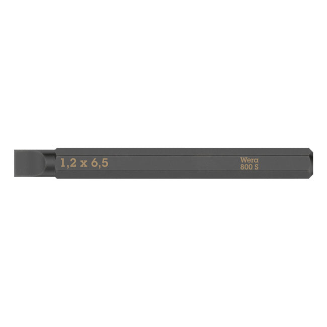 Wera Slotted bit for Impact screwdriver 1.2 T-Handles Wera
