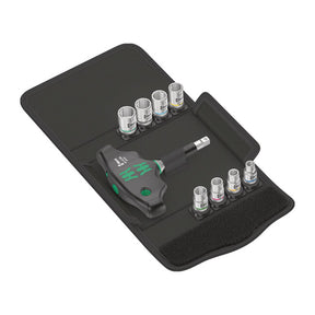 Wera, Kraftform Kompact 400 RA. 1/4" drive. Metric sizes T-Handles Wera