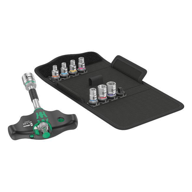 Wera, Kraftform Kompact 400 RA. 1/4" drive. US sizes T-Handles Wera
