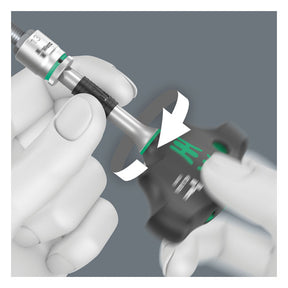 Wera, Kraftform Kompact 400 RA. 1/4" drive. US sizes T-Handles Wera