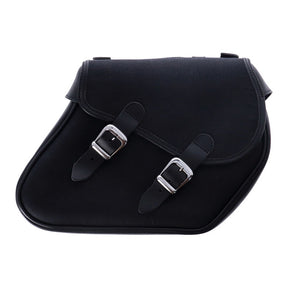 Longride, Heritage Waxed Cotton Saddlebags. Black Touring Luggage Longride