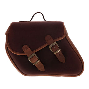 Longride, Waxed Cotton Saddlebags. Brown Touring Luggage Longride