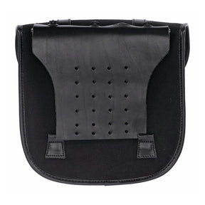 Longride, Throw Over Saddlebags Waxed Cotton. Black Touring Luggage Longride