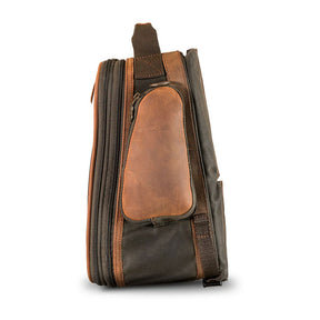 Longride, Heritage Waxed Canvas Tank Bag. Khaki Touring Luggage Longride