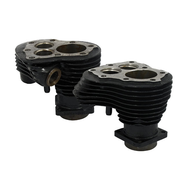 Replacement 45" Flathead Cylinder Set. Front + Rear. Black Cylinders Samwel
