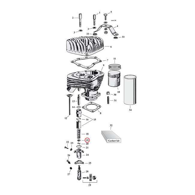 Collar, Valve Spring Valve Springs Misc Samwel