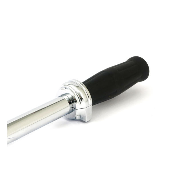 Custom Throttle Clamp, Single Cable. Chrome Throttle Clamps Mcs