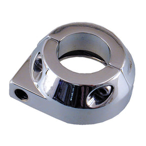 Custom Throttle Clamp, Single Cable. Chrome Throttle Clamps Mcs