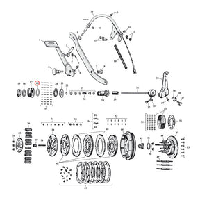 Thrust Washer, Clutch Gear Bearing Transmission Thrustwashers Samwel