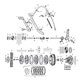Thrust Bearing, Transmission Main Drive Gear Clutch Collar Thrust Bearing Mcs