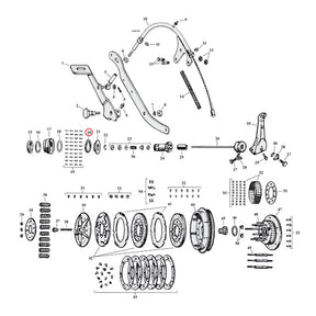 Thrust Bearing, Transmission Main Drive Gear Clutch Collar Thrust Bearing Mcs