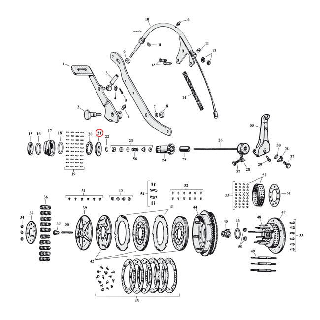 Race, Thrust Bearing Main Drive Gear Clutch Collar Thrust Bearing Samwel