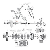 Retaining Ring, Pushrod Guide Clutch Misc Samwel