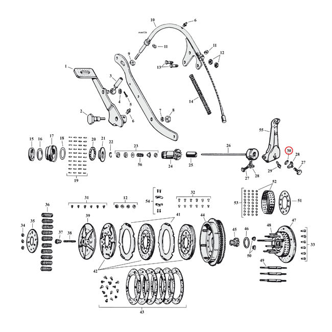 Spring Washer, Clutch Release Lever Clutch Misc Samwel
