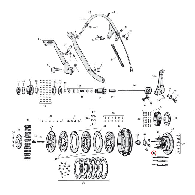 Stud, Clutch Hub (Long) Clutch Hubs Misc Mcs