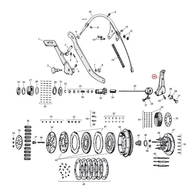 Clutch Release Lever, Wide Clutch Release Parts Samwel