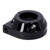 Custom Throttle Clamp, Single Cable. Black Throttle Clamps Mcs