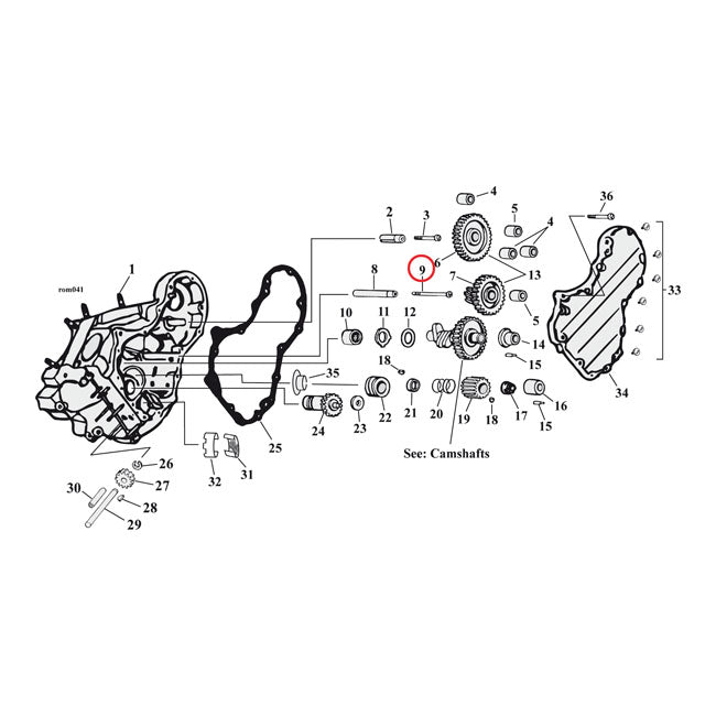 Stud Screw, Ciruit Breaker. L/H Thread Circuit Breakers Mcs