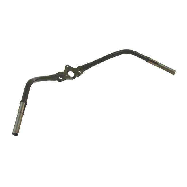 Early Springer Handlebar, Inline, Black Handlebars Samwel