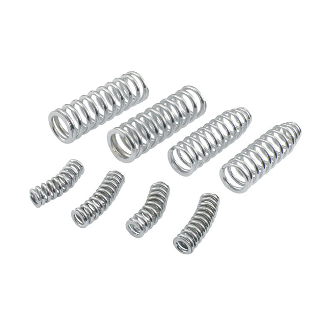 Replacement 8 Spring Set For Early Springer Forks. Chrome Springer Forks Misc Samwel