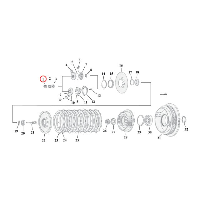 Spring, Clutch Adjustment Clutch Misc Mcs