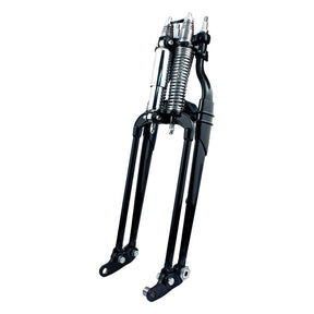 Reproduction Flst Softail Springer Fork. Black/Chrome Springer Forks Samwel