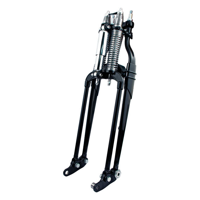 Reproduction Flst Softail Springer Fork. Black/Chrome Springer Forks Samwel