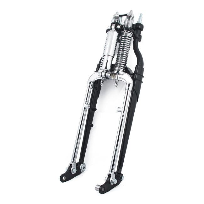 Reproduction Fxst Softail Springer Fork. Chrome/Black Springer Forks Samwel