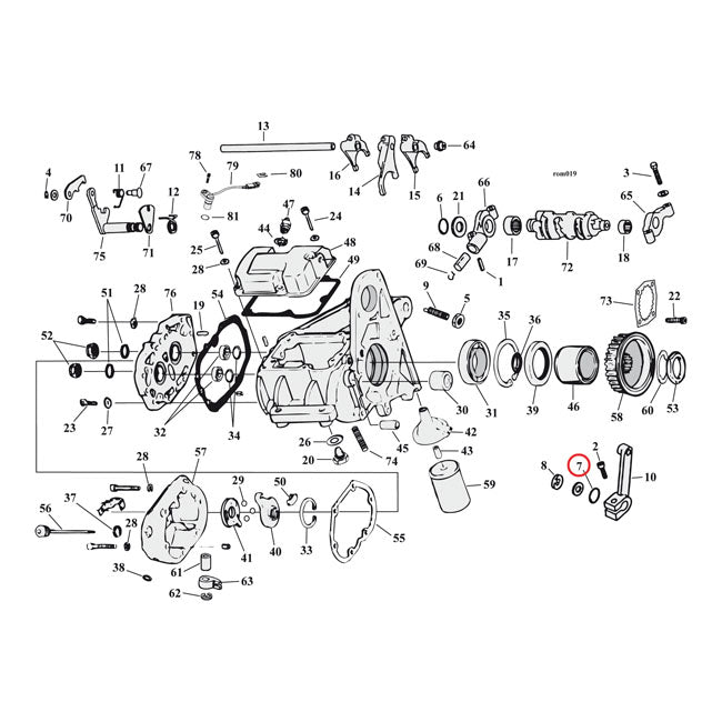 Retaining Ring, Shifter Rod/Fuel Fitting Retaining Rings Mcs