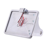 Cpv, ''Slide In'' License Plate Bracket. Side Mount, Polished License Plate Brackets Cpv