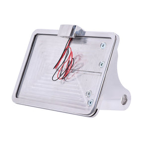 Cpv, ''Slide In'' License Plate Bracket. Side Mount, Polished License Plate Brackets Cpv
