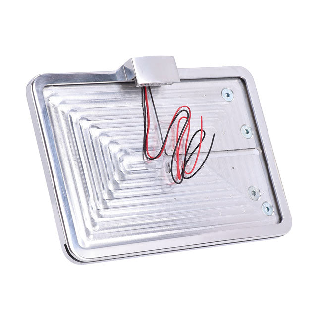 Cpv, ''Slide In'' License Plate Bracket. Side Mount, Polished License Plate Brackets Cpv