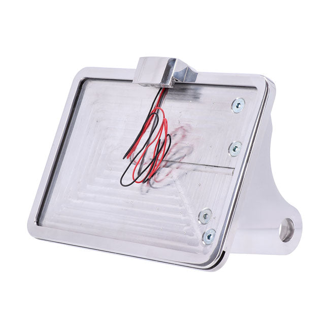 Cpv, ''Slide In'' License Plate Bracket. Side Mount, Polished License Plate Brackets Cpv