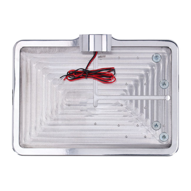 Cpv, ''Slide In'' License Plate Bracket. Side Mount, Polished License Plate Brackets Cpv