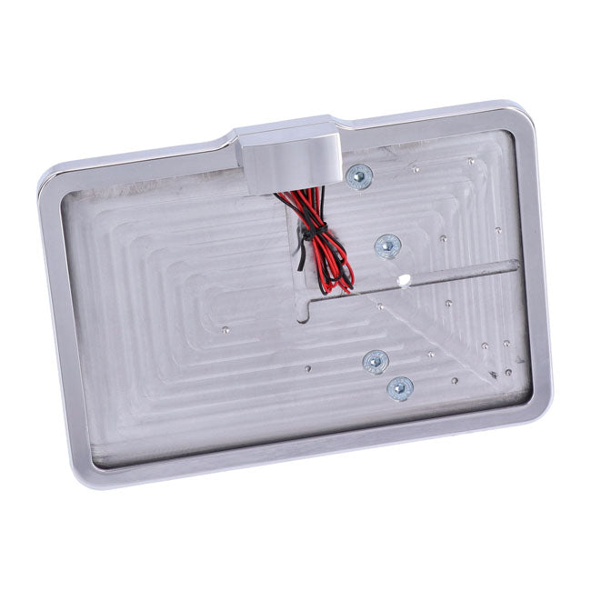 Cpv, ''Slide In'' License Plate Bracket. Side Mount, Polished License Plate Brackets Cpv