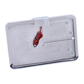 Cpv, ''Slide In'' License Plate Bracket. Side Mount, Polished Cpv