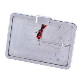Cpv, ''Slide In'' License Plate Bracket. Side Mount, Polished License Plate Brackets Cpv