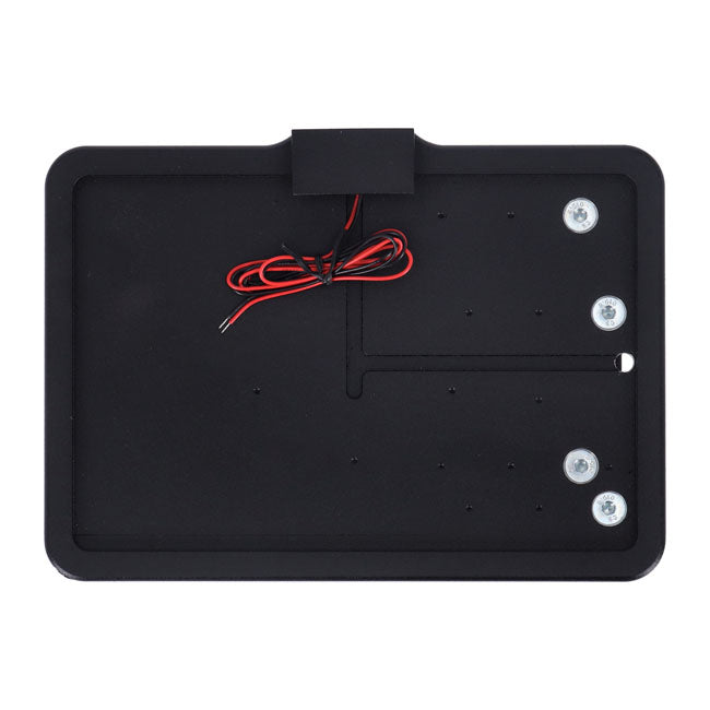 Cpv, ''Slide In'' License Plate Bracket. Side Mount, Black License Plate Brackets Cpv