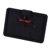 Cpv, ''Slide In'' License Plate Bracket. Side Mount, Black License Plate Brackets Cpv