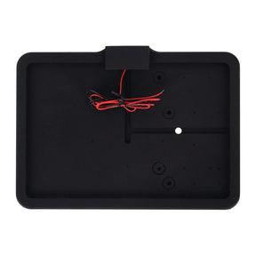 Cpv, ''Slide In'' License Plate Bracket. Side Mount, Black License Plate Brackets Cpv
