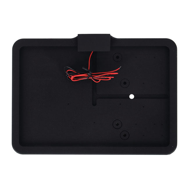 Cpv, ''Slide In'' License Plate Bracket. Side Mount, Black License Plate Brackets Cpv