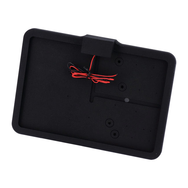 Cpv, ''Slide In'' License Plate Bracket. Side Mount, Black License Plate Brackets Cpv