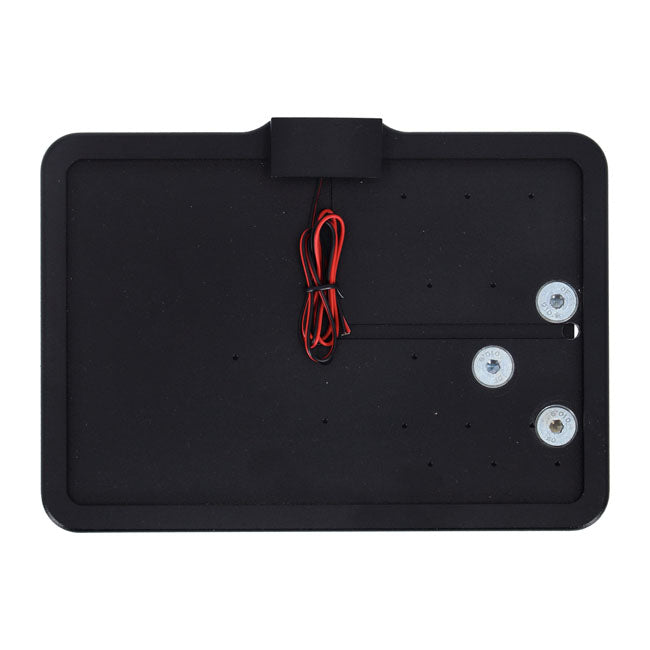 Cpv, ''Slide In'' License Plate Bracket. Side Mount, Black License Plate Brackets Cpv