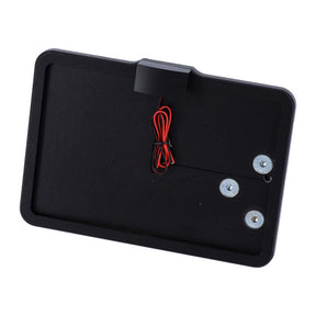 Cpv, ''Slide In'' License Plate Bracket. Side Mount, Black License Plate Brackets Cpv