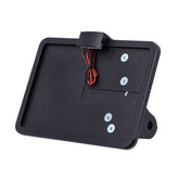 Cpv, ''Slide In'' License Plate Bracket. Side Mount, Black License Plate Brackets Cpv