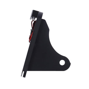 Cpv, ''Slide In'' License Plate Bracket. Side Mount, Black License Plate Brackets Cpv
