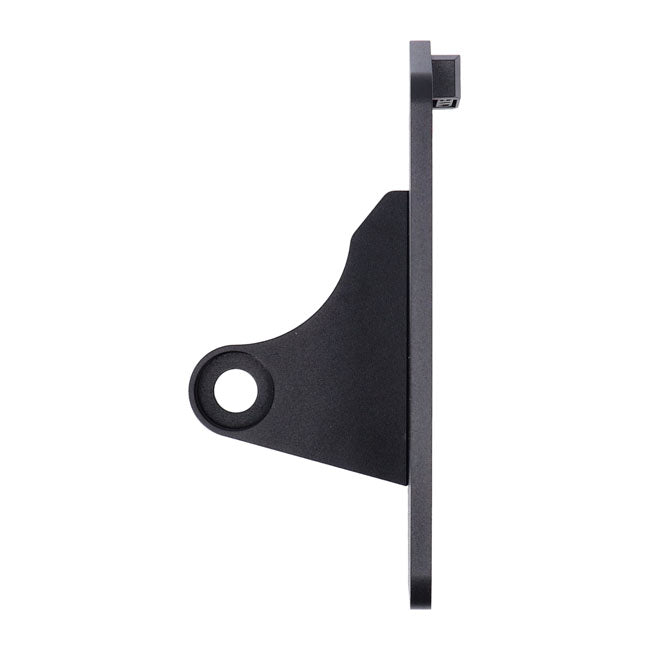 Cpv, Side Mount License Plate Bracket. Black Powder Coated License Plate Brackets Cpv