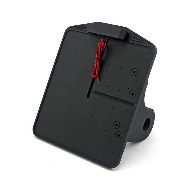 Cpv, Side Mount License Plate Bracket. Black Powder Coated License Plate Brackets Cpv